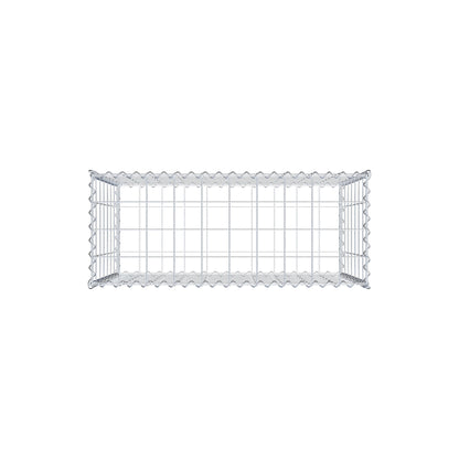 Gabbione 100 cm x 70 cm x 40 cm (L x H x P), maglia 10 cm x 10 cm, spirale