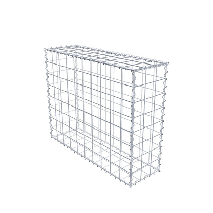 Gabion 100 cm x 80 cm x 30 cm (L x H x D), mesh size 10 cm x 10 cm, spiral