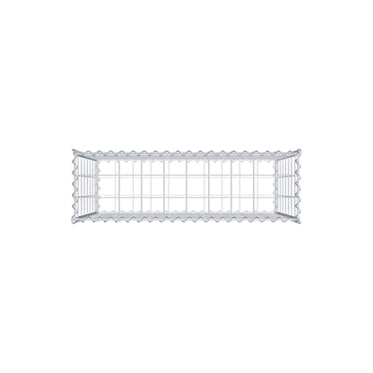 Gabion 100 cm x 80 cm x 30 cm (L x H x D), mesh size 10 cm x 10 cm, spiral