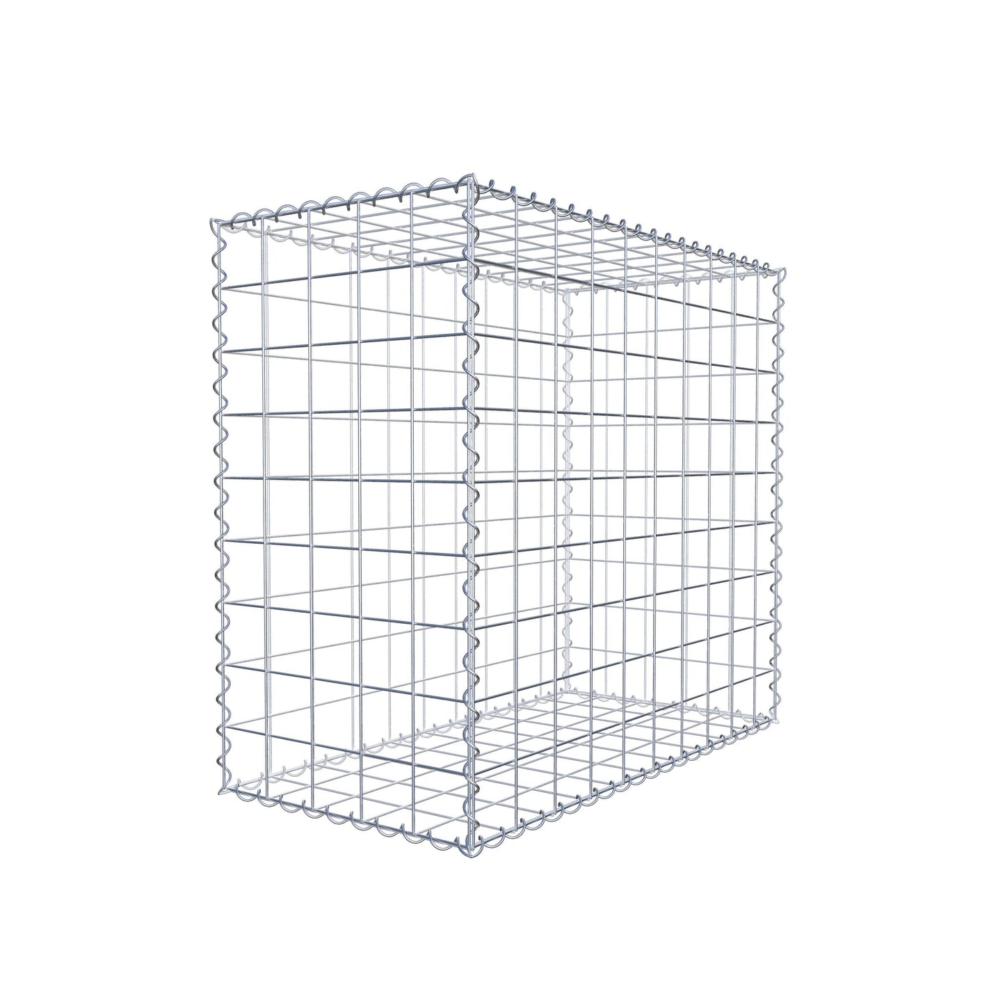 Gabion 100 cm x 90 cm x 50 cm (L x H x P), mailles 10 cm x 10 cm, spirale