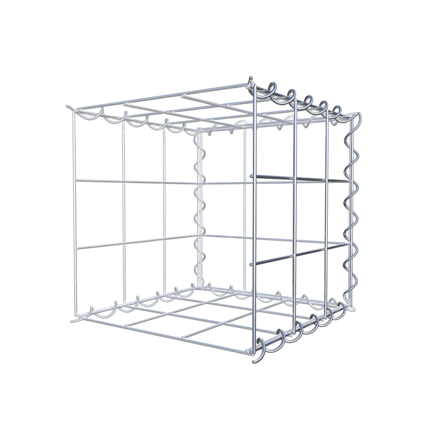 Extra gabion typ 2 30 cm x 30 cm x 30 cm (L x H x D), maskstorlek 10 cm x 10 cm, spiral