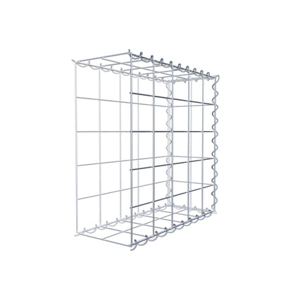 Grown-on gabion type 2 50 cm x 50 cm x 20 cm (L x H x D), mesh size 10 cm x 10 cm, spiral