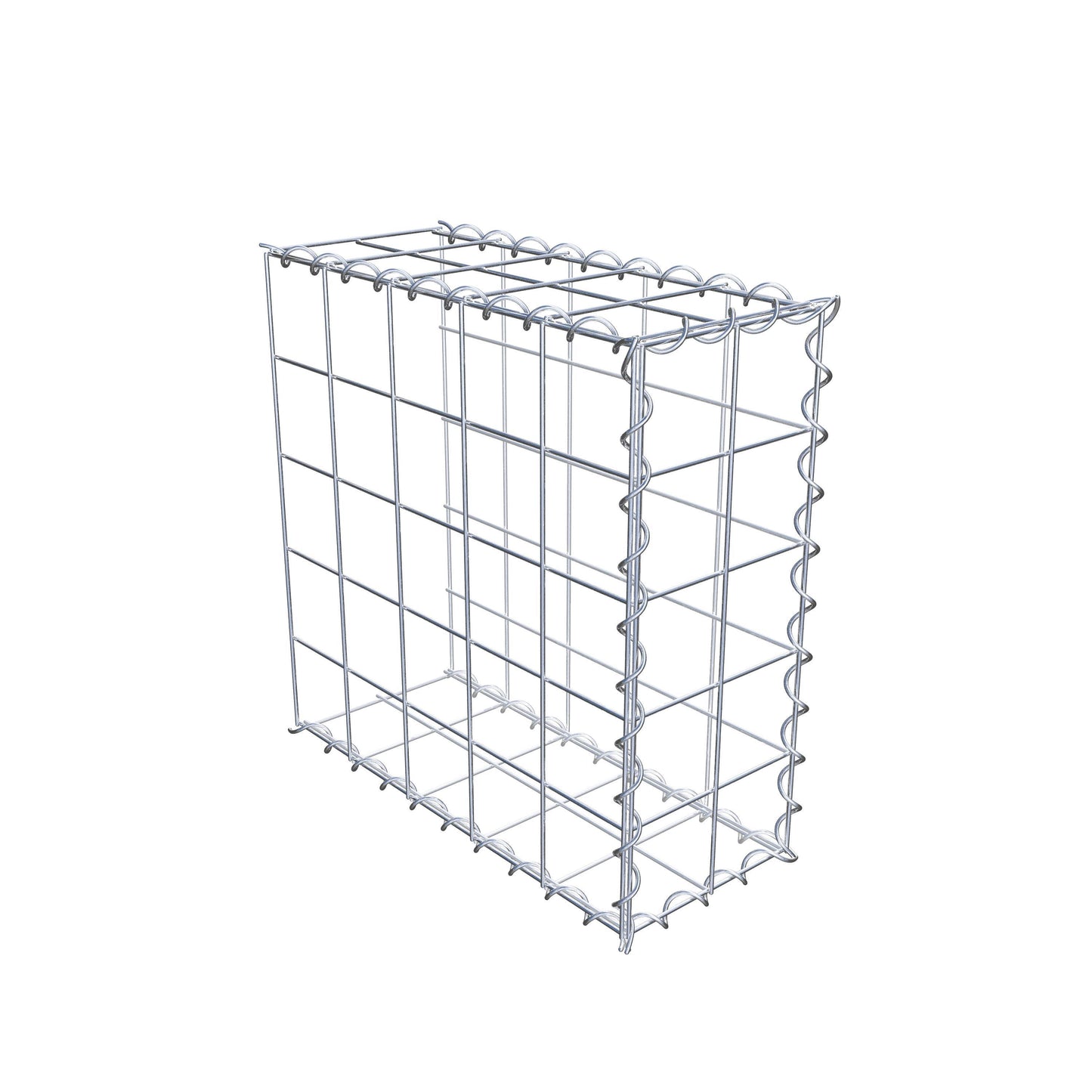 Grown-on gabion type 2 50 cm x 50 cm x 20 cm (L x H x D), mesh size 10 cm x 10 cm, spiral