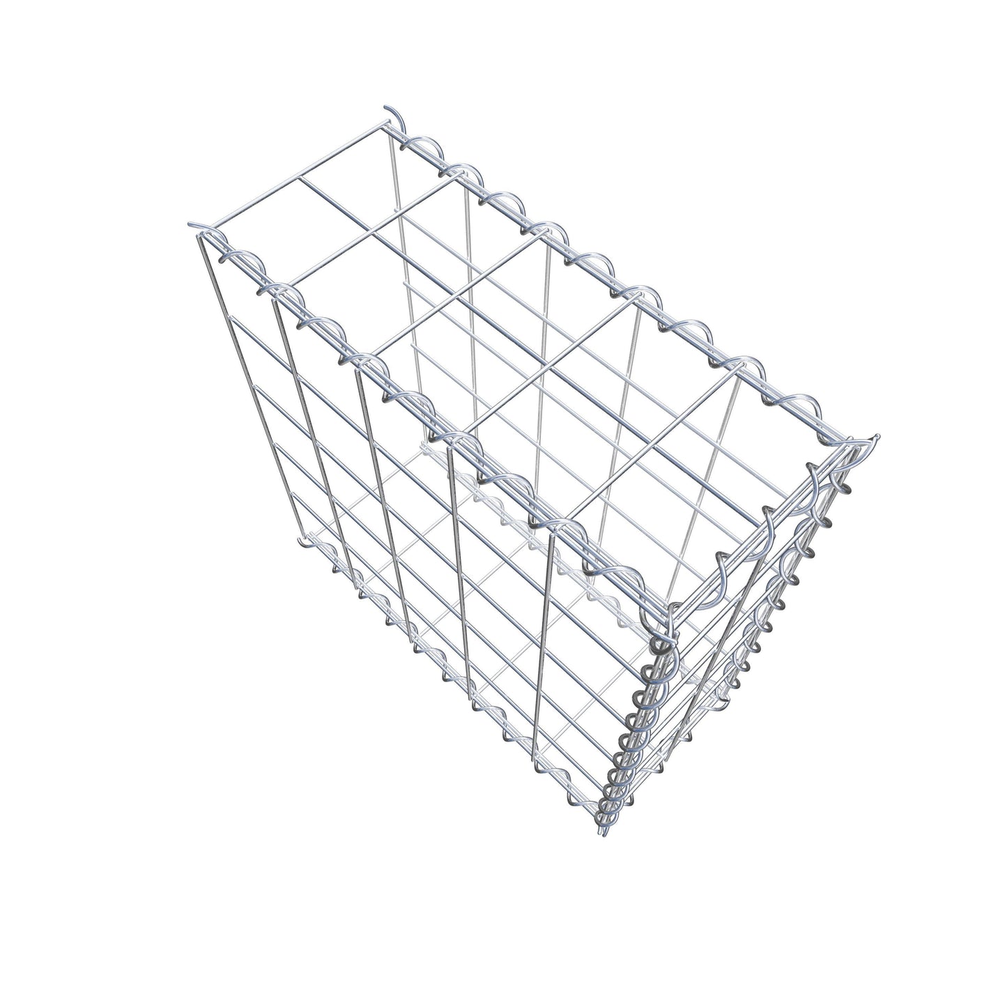 Grown-on gabion type 2 50 cm x 50 cm x 20 cm (L x H x D), mesh size 10 cm x 10 cm, spiral