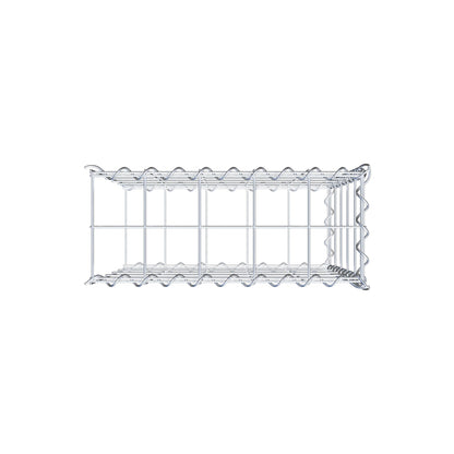 Grown-on gabion type 2 50 cm x 50 cm x 20 cm (L x H x D), mesh size 10 cm x 10 cm, spiral