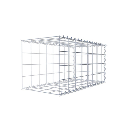 Gavión complementario tipo 2 80 cm x 40 cm x 40 cm (L x A x P), malla 10 cm x 10 cm, espiral