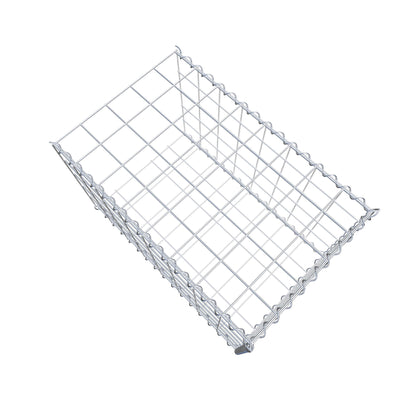 Gabion rapporté type 2 80 cm x 50 cm x 50 cm (L x H x P), mailles 10 cm x 10 cm, spirale