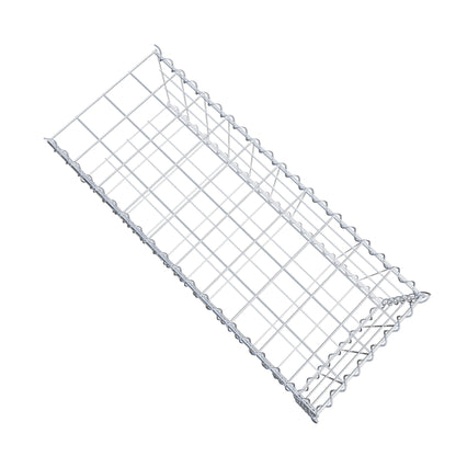 Grown-on gabion type 2 100 cm x 30 cm x 40 cm (L x H x D), mesh size 10 cm x 10 cm, spiral