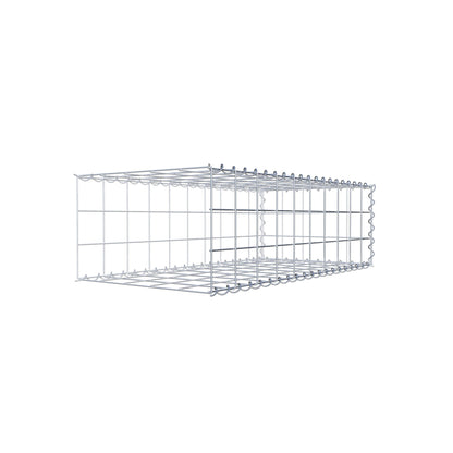 Gabion rapporté type 2 100 cm x 30 cm x 50 cm (L x H x P), mailles 10 cm x 10 cm, spirale