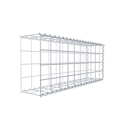 Gabion rapporté type 2 100 cm x 40 cm x 20 cm (L x H x P), mailles 10 cm x 10 cm, spirale