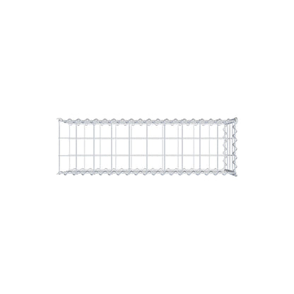 Gabion rapporté type 2 100 cm x 40 cm x 30 cm (L x H x P), mailles 10 cm x 10 cm, spirale