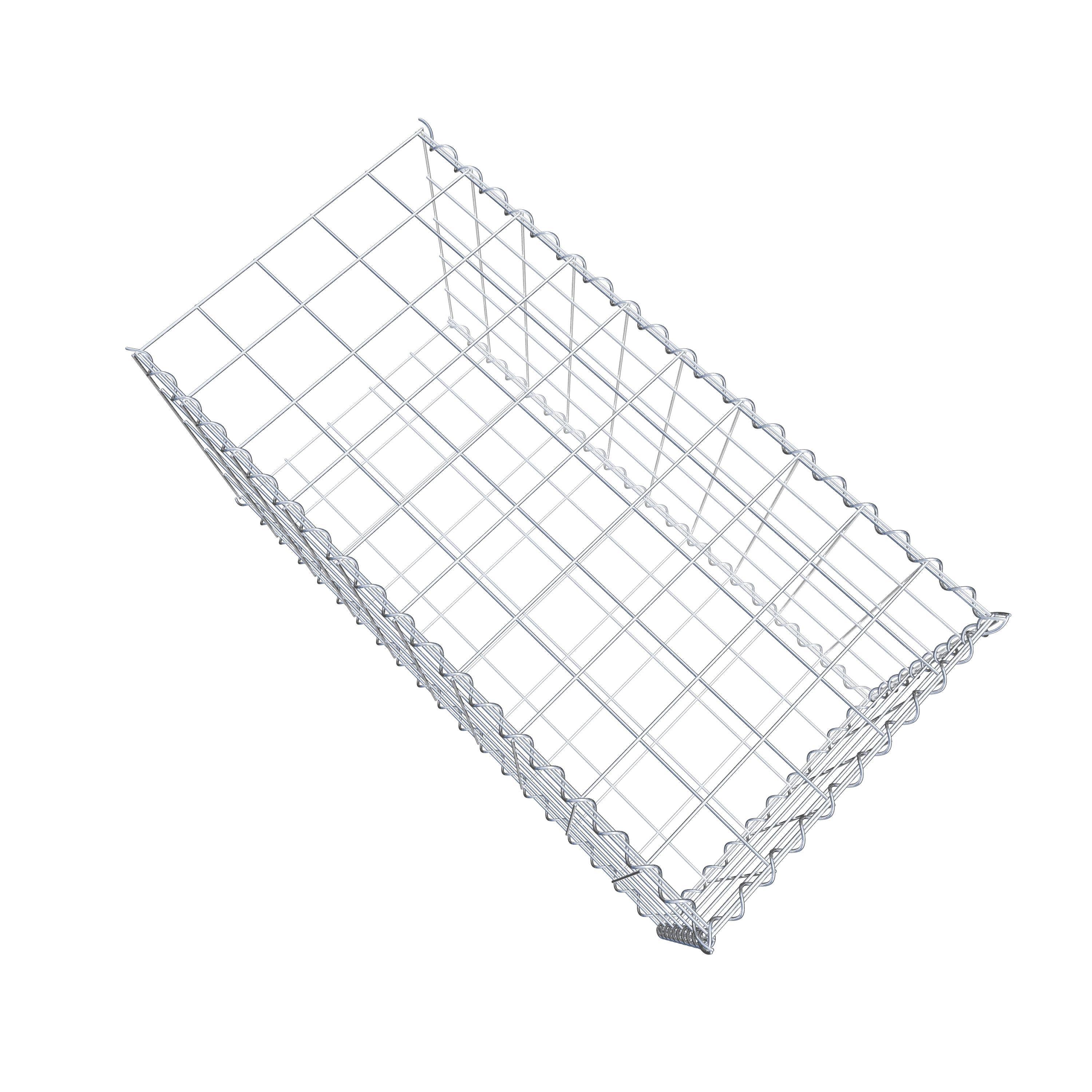 Anbaugabione Typ 2 100 cm x 50 cm x 50 cm (L x H x T), Maschenweite 10 cm x 10 cm, Spirale