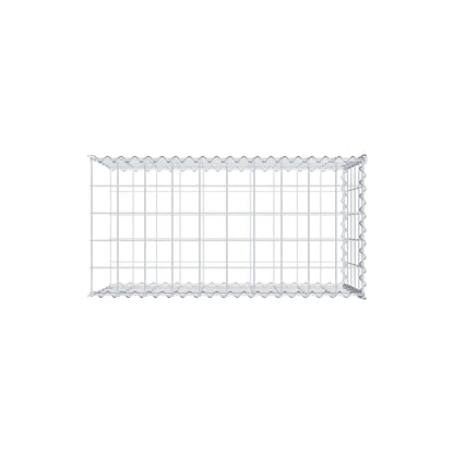 Gabião tipo 2 100 cm x 50 cm x 50 cm (C x A x P), malhagem 10 cm x 10 cm, espiral
