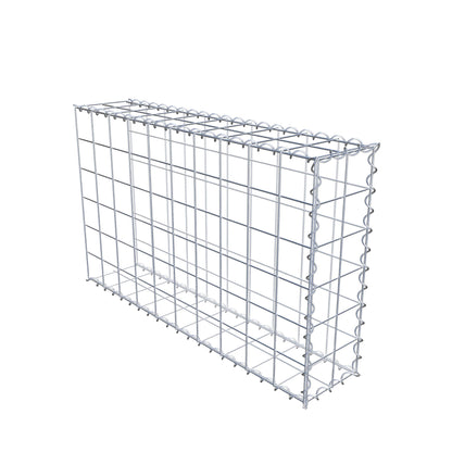 Gabion rapporté type 2 100 cm x 60 cm x 20 cm (L x H x P), mailles 10 cm x 10 cm, spirale