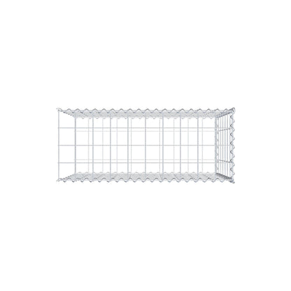 Gabion rapporté type 2 100 cm x 70 cm x 40 cm (L x H x P), mailles 10 cm x 10 cm, spirale