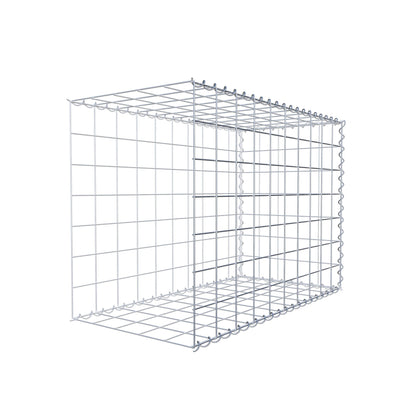 Gabion rapporté type 2 100 cm x 70 cm x 50 cm (L x H x P), mailles 10 cm x 10 cm, spirale