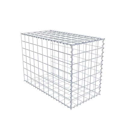 Gabion rapporté type 2 100 cm x 70 cm x 50 cm (L x H x P), mailles 10 cm x 10 cm, spirale