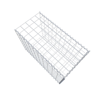 Gabion rapporté type 2 100 cm x 70 cm x 50 cm (L x H x P), mailles 10 cm x 10 cm, spirale
