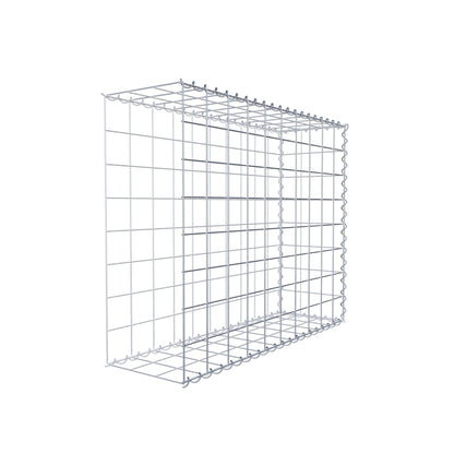 Påväxt gabion typ 2 100 cm x 80 cm x 30 cm (L x H x D), maskstorlek 10 cm x 10 cm, spiral