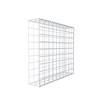 Add-on schanskorf type 2 100 cm x 90 cm x 20 cm (L x H x D), maaswijdte 10 cm x 10 cm, spiraal
