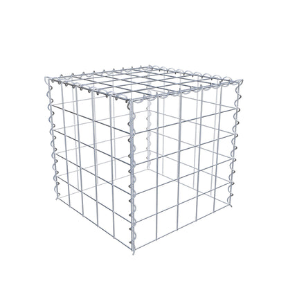 Anbaugabione Typ 3 50 cm x 50 cm x 50 cm (L x H x T), Maschenweite 10 cm x 10 cm, Spirale