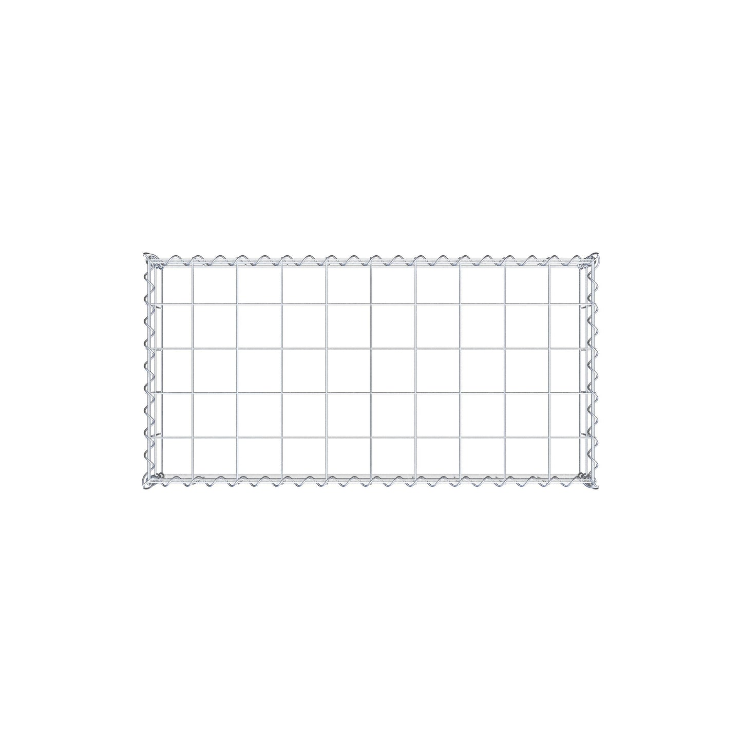 Gabbione aggiuntivo tipo 3 100 cm x 20 cm x 50 cm (L x A x P), maglia 10 cm x 10 cm, spirale