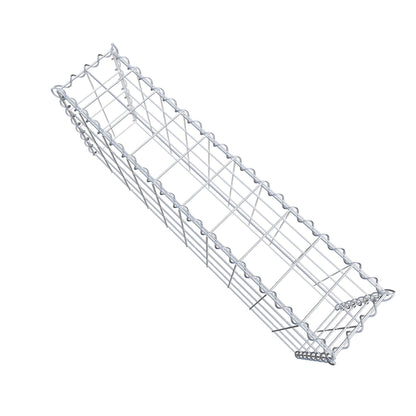 Anbaugabione Typ 3 100 cm x 40 cm x 20 cm (L x H x T), Maschenweite 10 cm x 10 cm, Spirale