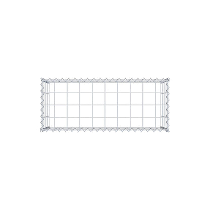 Anbaugabione Typ 3 100 cm x 40 cm x 40 cm (L x H x T), Maschenweite 10 cm x 10 cm, Spirale