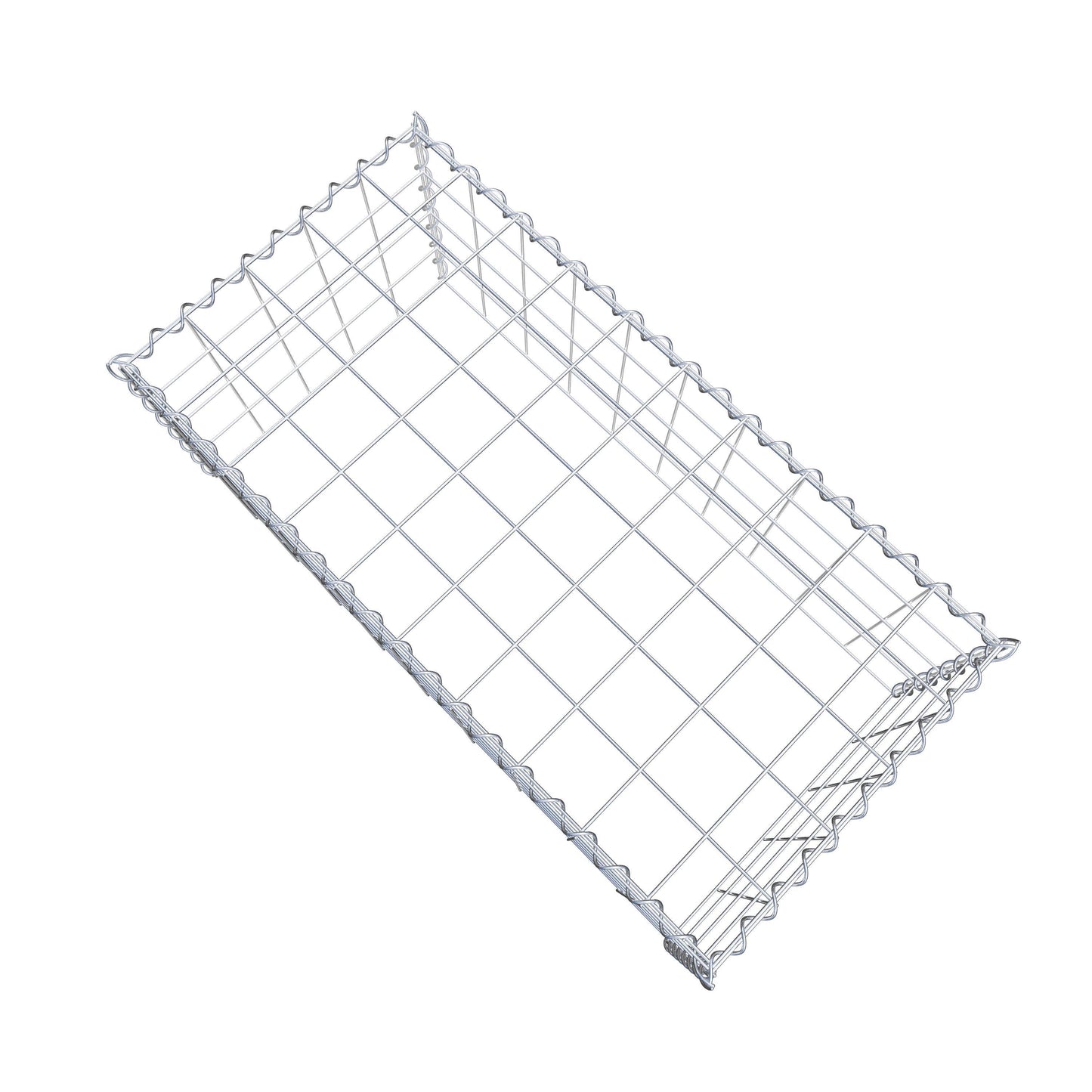 Grown-on gabion type 3 100 cm x 40 cm x 50 cm (L x H x D), mesh size 10 cm x 10 cm, spiral