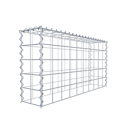 Grown-on gabion type 3 100 cm x 50 cm x 20 cm (L x H x D), mesh size 10 cm x 10 cm, spiral