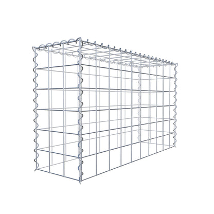 Grown-on gabion type 3 100 cm x 60 cm x 30 cm (L x H x D), mesh size 10 cm x 10 cm, spiral