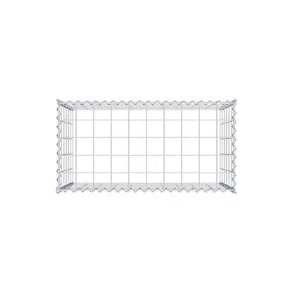 Anbaugabione Typ 3 100 cm x 60 cm x 50 cm (L x H x T), Maschenweite 10 cm x 10 cm, Spirale