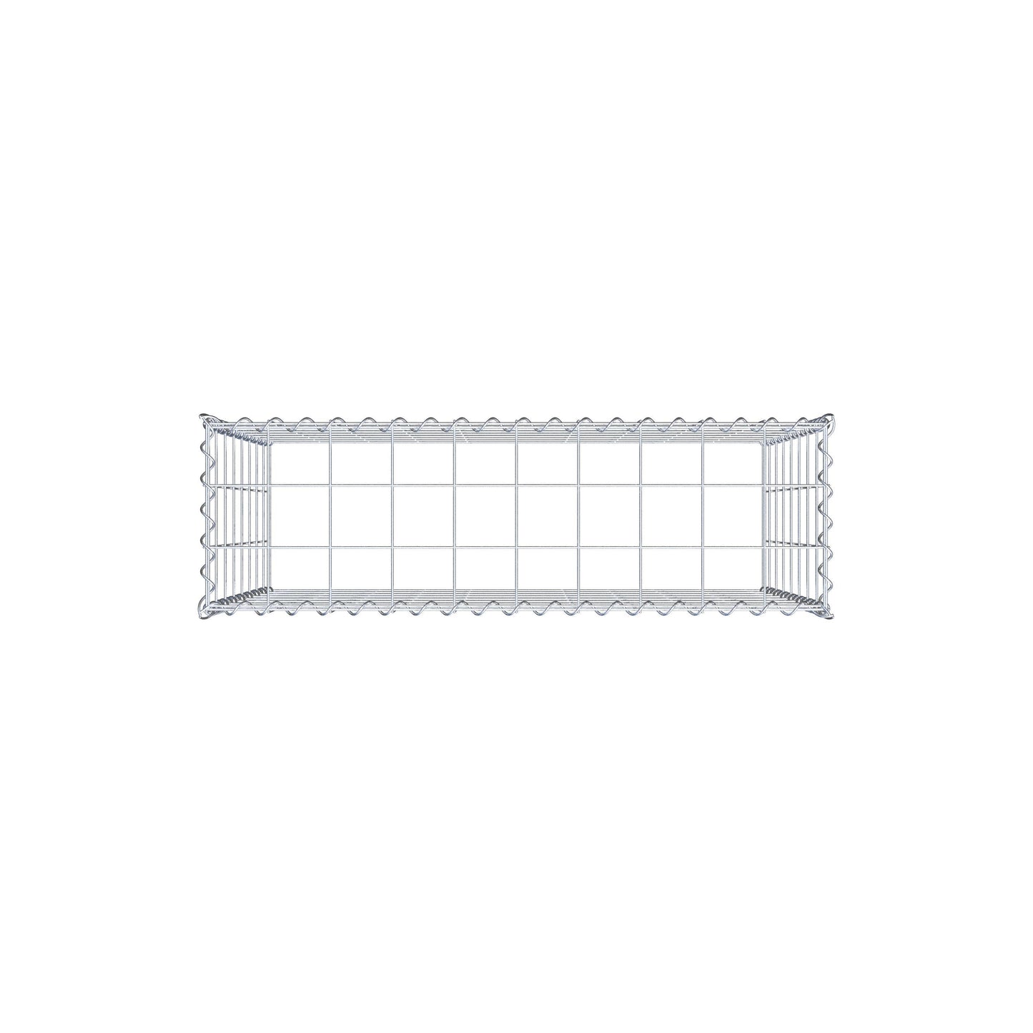 Anbaugabione Typ 3 100 cm x 80 cm x 30 cm (L x H x T), Maschenweite 10 cm x 10 cm, Spirale