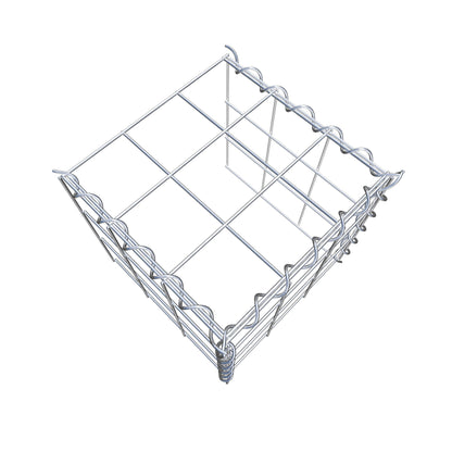 Anbaugabione Typ 4 30 cm x 30 cm x 30 cm (L x H x T), Maschenweite 10 cm x 10 cm, Spirale