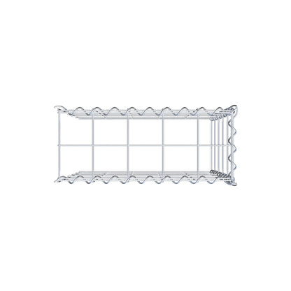 Anbaugabione Typ 4 50 cm x 50 cm x 20 cm (L x H x T), Maschenweite 10 cm x 10 cm, Spirale