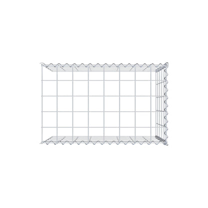 Anbaugabione Typ 4 80 cm x 50 cm x 50 cm (L x H x T), Maschenweite 10 cm x 10 cm, Spirale