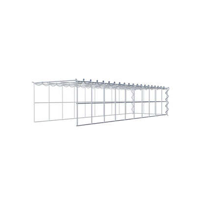 Anbaugabione Typ 4 100 cm x 20 cm x 30 cm (L x H x T), Maschenweite 10 cm x 10 cm, Spirale