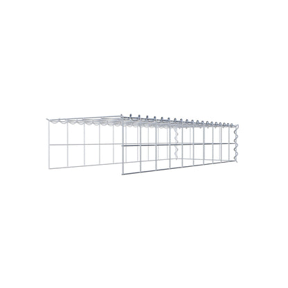 Anbaugabione Typ 4 100 cm x 20 cm x 40 cm (L x H x T), Maschenweite 10 cm x 10 cm, Spirale