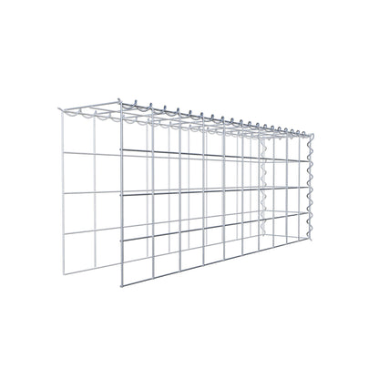 Anbaugabione Typ 4 100 cm x 40 cm x 20 cm (L x H x T), Maschenweite 10 cm x 10 cm, Spirale