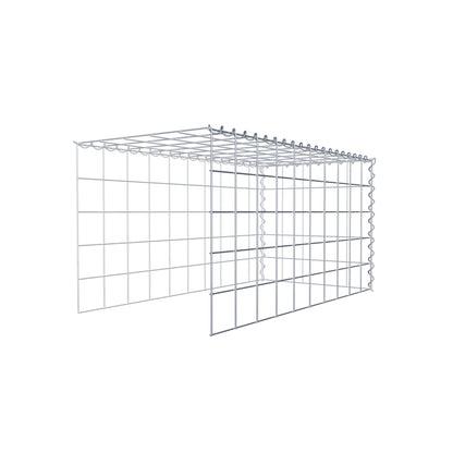 Anbaugabione Typ 4 100 cm x 50 cm x 50 cm (L x H x T), Maschenweite 10 cm x 10 cm, Spirale