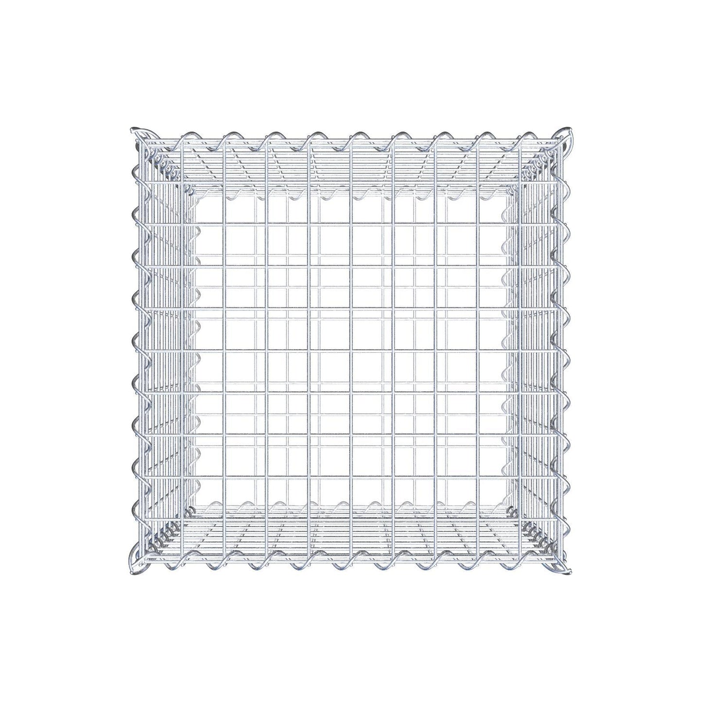 Gabion 50 cm x 50 cm x 50 cm (L x H x D), mesh size 5 cm x 5 cm, spiral