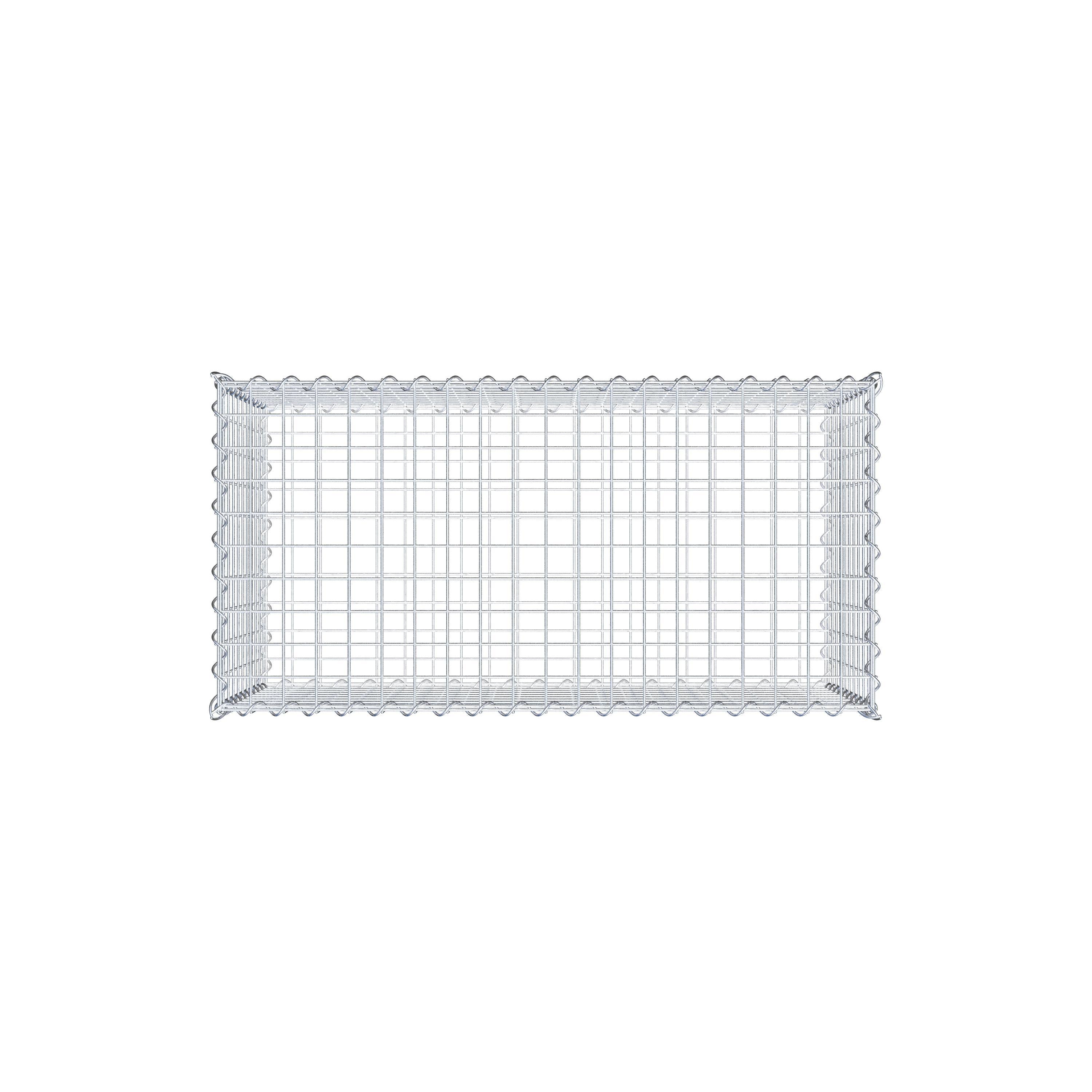 Gabion 100 cm x 50 cm x 50 cm (L x H x D), mesh size 5 cm x 5 cm, spiral