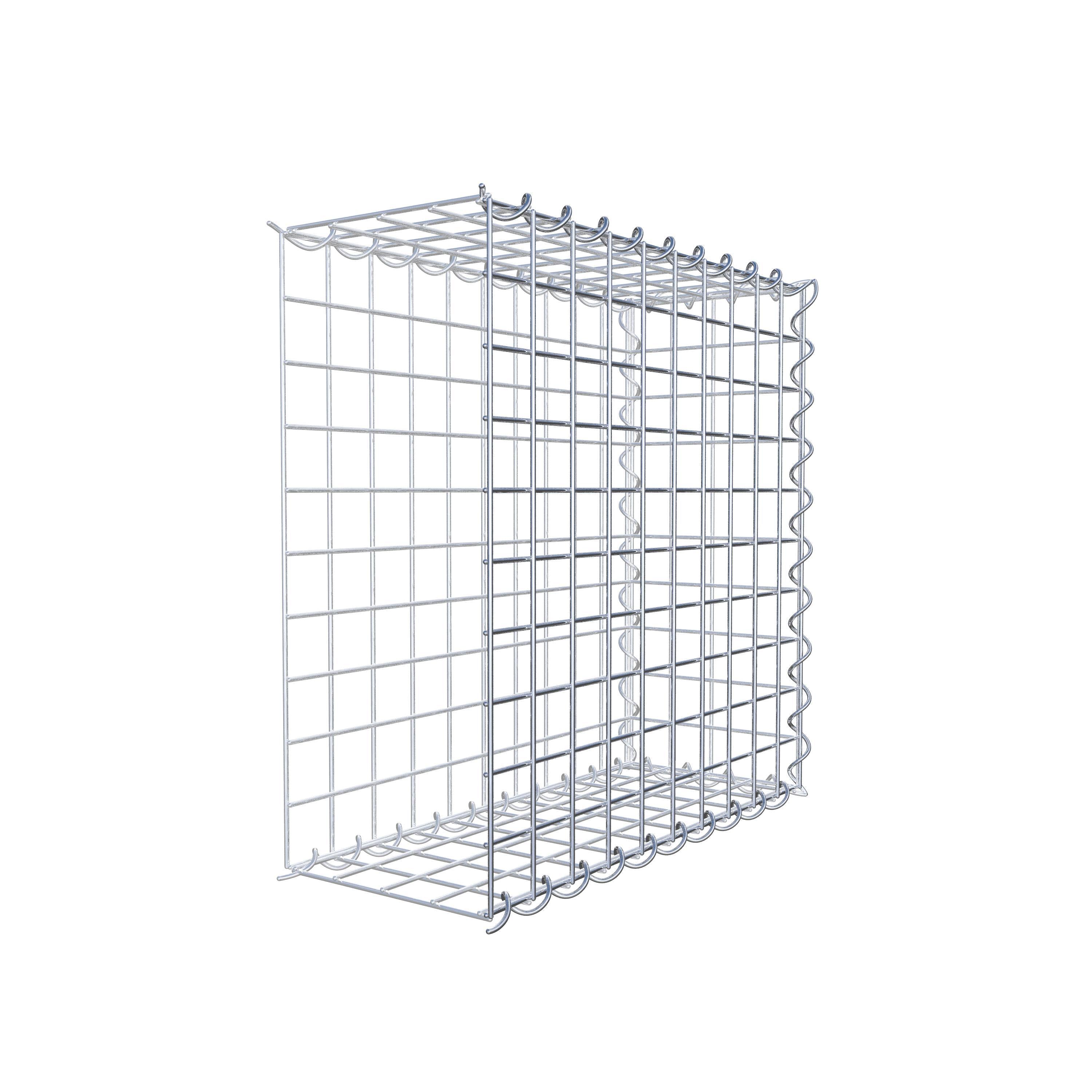 Gavión adicional tipo 2 50 cm x 50 cm x 20 cm (L x A x P), malla 5 cm x 5 cm, en espiral