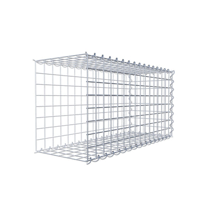Gabion rapporté type 2 80 cm x 40 cm x 30 cm (L x H x P), mailles 5 cm x 5 cm, spirale