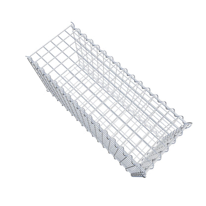 Gabion rapporté type 2 80 cm x 40 cm x 30 cm (L x H x P), mailles 5 cm x 5 cm, spirale