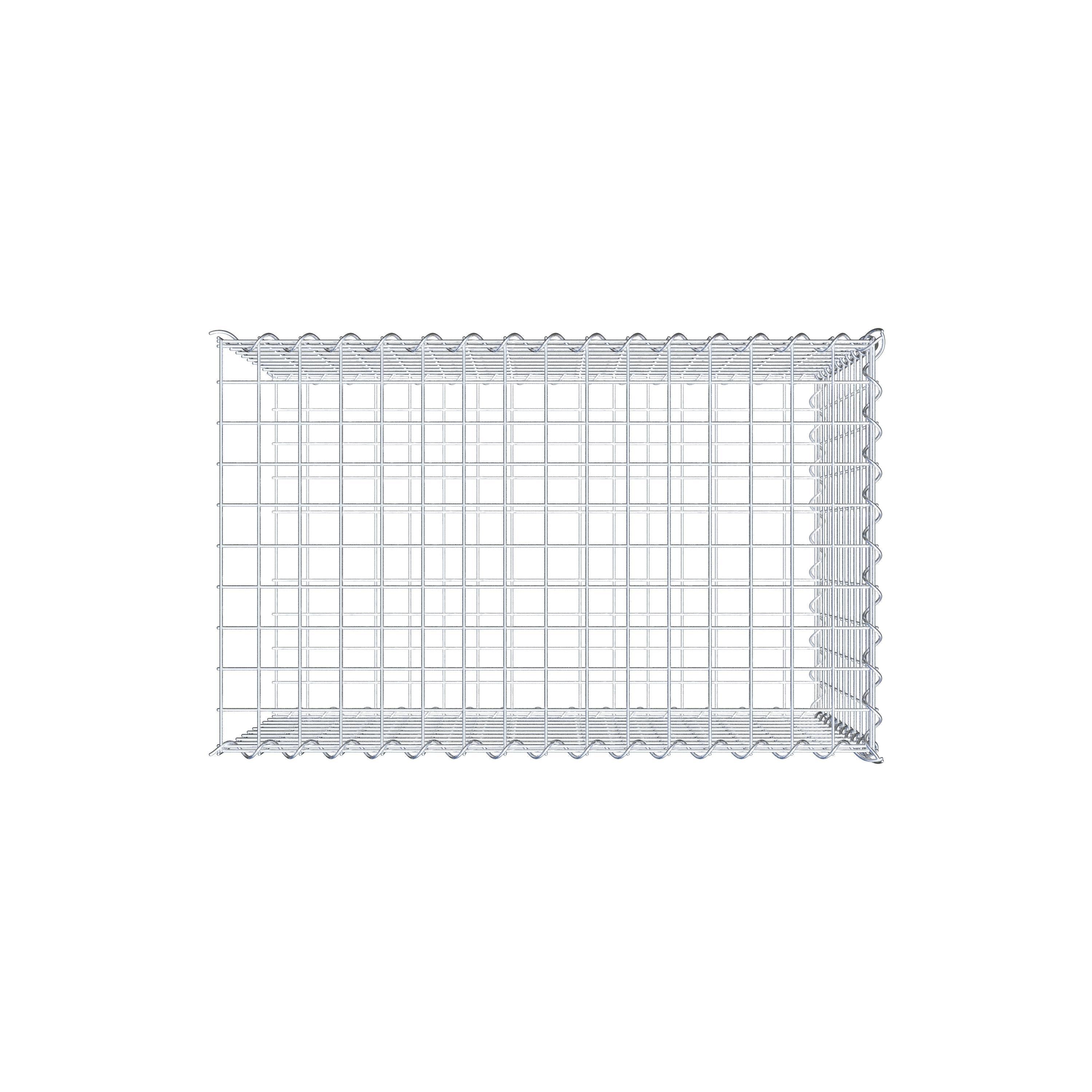 Grown-on gabion type 2 80 cm x 50 cm x 50 cm (L x H x D), mesh size 5 cm x 5 cm, spiral