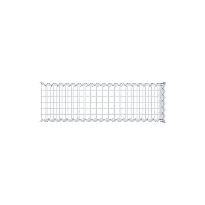 Gabion rapporté type 2 100 cm x 20 cm x 30 cm (L x H x P), mailles 5 cm x 5 cm, spirale