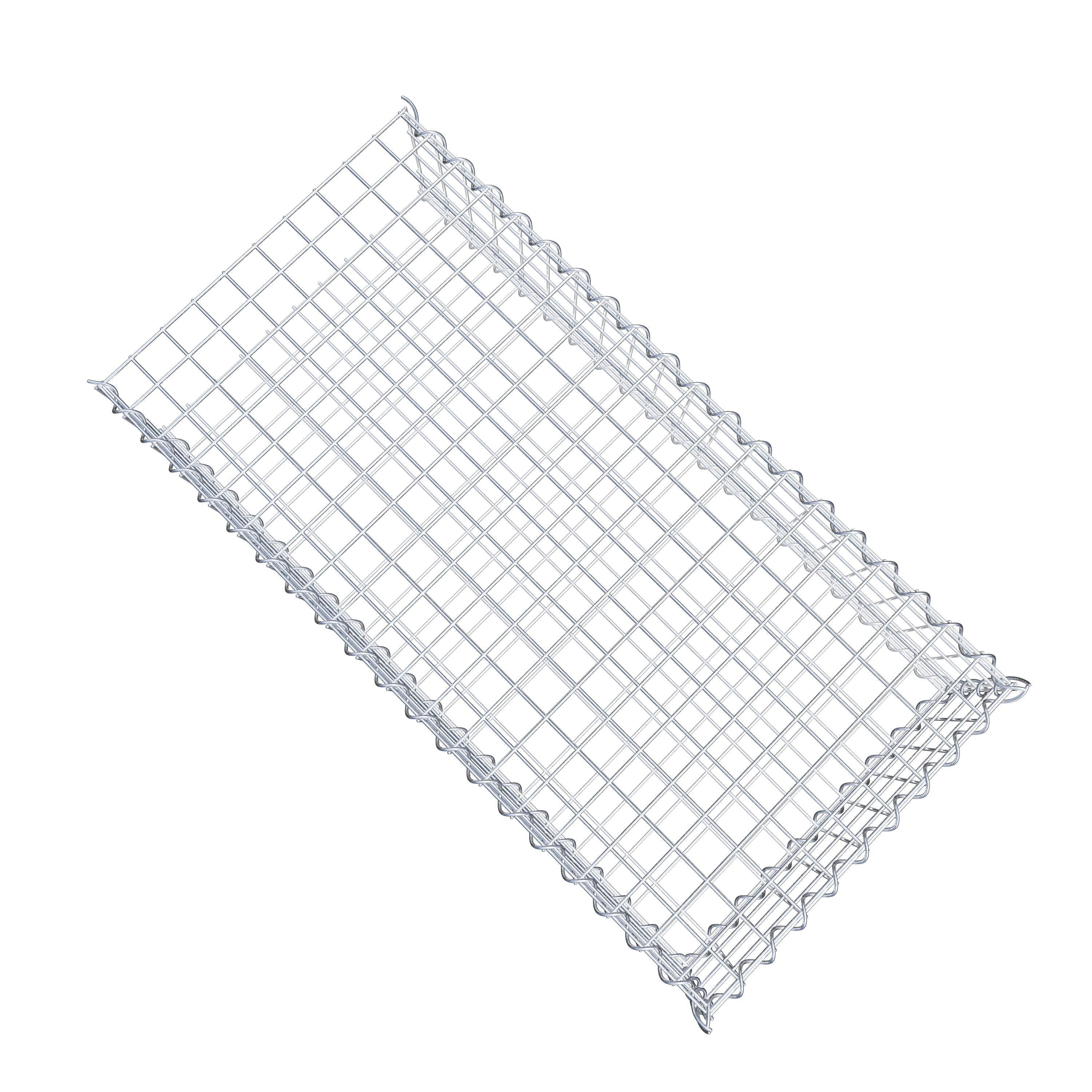 Grown-on gabion type 2 100 cm x 20 cm x 50 cm (L x H x D), mesh size 5 cm x 5 cm, spiral