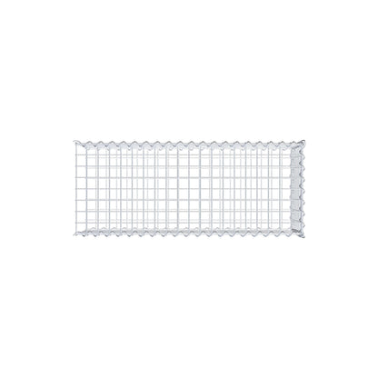 Grown-on gabion type 2 100 cm x 30 cm x 40 cm (L x H x D), mesh size 5 cm x 5 cm, spiral