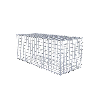 Påväxt gabion typ 2 100 cm x 40 cm x 40 cm (L x H x D), maskstorlek 5 cm x 5 cm, spiral